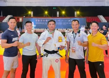 Prestasi Membanggakan, Bripda Rizal Raih Perak di Kejurnas Judo KSAD Cup XV 2024