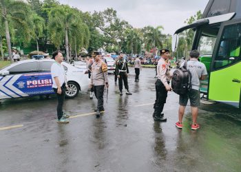 Laga Playoff Degradasi Liga 2 di Stadion Joyo Kusumo