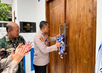 Resmikan Pos Laka 09 Lasem, Kapolres Rembang Buka Fasilitas Baru