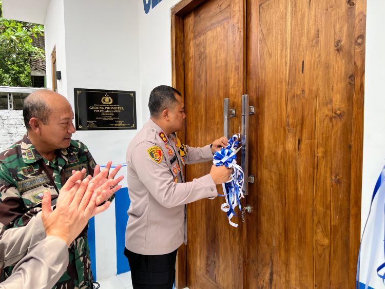 Resmikan Pos Laka 09 Lasem, Kapolres Rembang Buka Fasilitas Baru