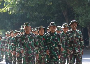 Kodim 0718/Pati Gelar Latihan Ketahanan Mars Untuk Uji Fisik Prajurit