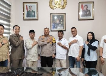 Perkuat Sinergitas, DPC Gerindra Rembang Silaturahmi ke Polres