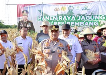 Kapolres Rembang Dukung Ketahanan Pangan Nasional