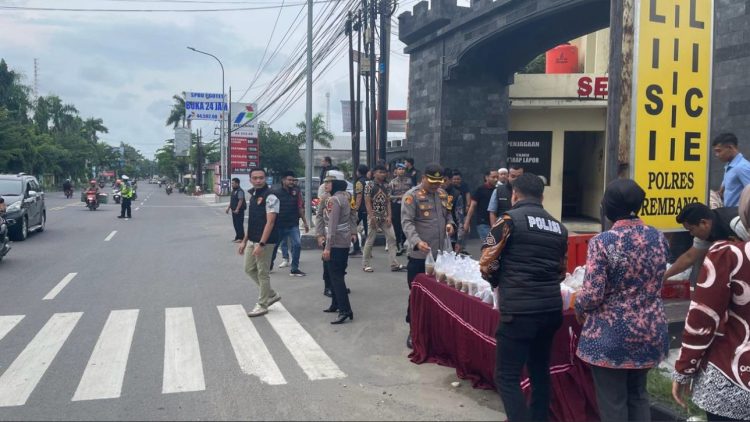 Polres Rembang Ajak Masyarakat Tebar Kebaikan di Bulan Ramadan