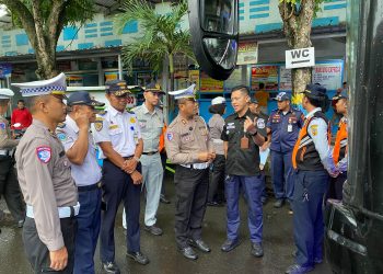 Pastikan Keselamatan Pemudik, Polisi dan Dishub Pati “Ramp Check”