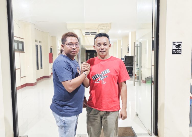Kompol Satya Adi Nugraha dan Agus Kliwir Sepakat Tingkatkan Literasi Publik