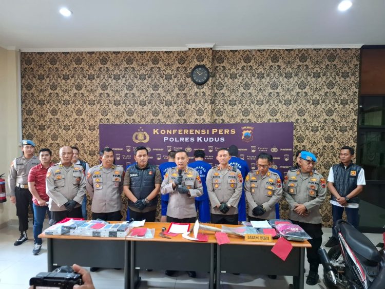 Dalam 10 Hari, Polres Kudus Bongkar Premanisme Tajam dan Pencurian iPhone