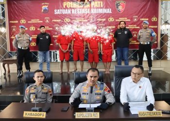 Bongkar Preman Jalanan, Polresta Pati Amankan Senjata Tajam hingga Paralon!