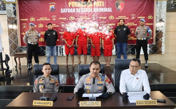 Bongkar Preman Jalanan, Polresta Pati Amankan Senjata Tajam hingga Paralon!