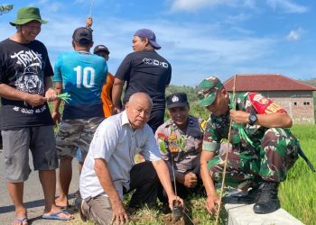 Gua Pancur Kian Asri, Aksi H. Hardi Tanam Ratusan Tabebuya Jadi Sorotan Positif