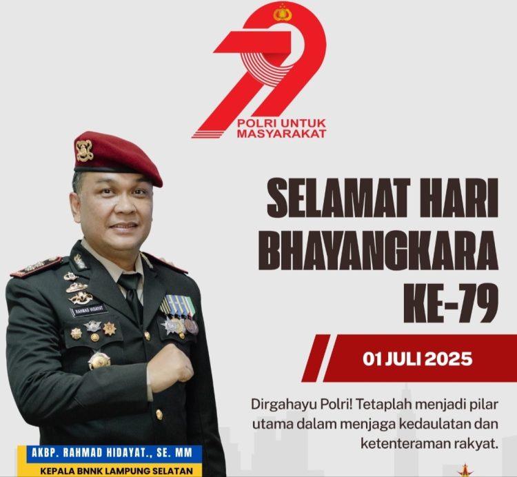 HUT Bhayangkara ke-79, AKBP Rahmad Hidayat : Polri Semakin Dekat Masyarakat