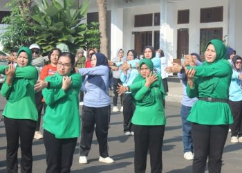 Kolaborasi PKK dan Persit Jadi Sorotan di HKG ke-53, Bukti Perempuan Pati Bersatu