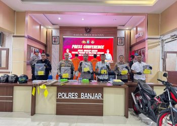 Komplotan Jambret Sadis Dibekuk, Kapolres Banjar : Kami Tak Main-Main!