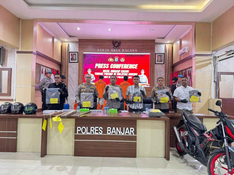 Komplotan Jambret Sadis Dibekuk, Kapolres Banjar : Kami Tak Main-Main!