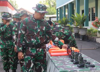 Latihan Siaga Bencana di Makodim Pati, TNI–BPBD Pastikan Peralatan