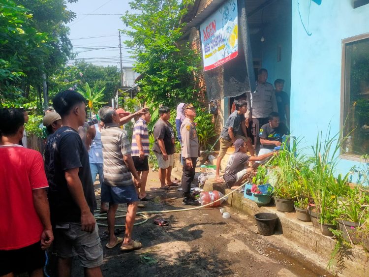 Kelalaian Bakar Sampah Berujung Petaka, AKP Aris Sebut Kerugian Rp. 75 Juta