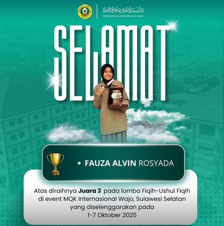 Fauza Alvin Rosyada Ukir Prestasi di MQK Internasional, Santri Pati Berjaya
