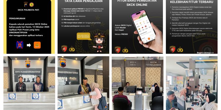 Layanan SKCK Online Polresta Pati Mudah dan Cepat, Inilah Alpikasinya