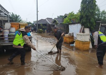Gotong Royong Jadi Kunci Pemulihan Tayu, AKP Aris : Usai Banjir Silugonggo