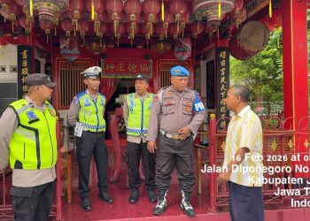 Polisi Siaga Penuh! Imlek 2026 di Jepara Dijaga Ketat, Situasi Kamtibmas Kondusif