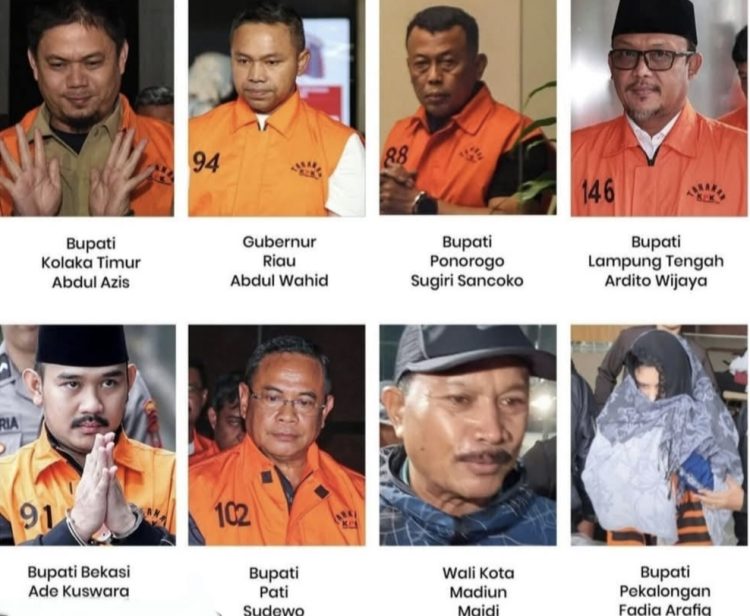 8 Kepala Daerah Kena OTT KPK, Berikut Nama – Namanya