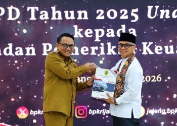 Komitmen Pemerintahan Bersih, Chandra : Serahkan LKPD 2025 ke BPK