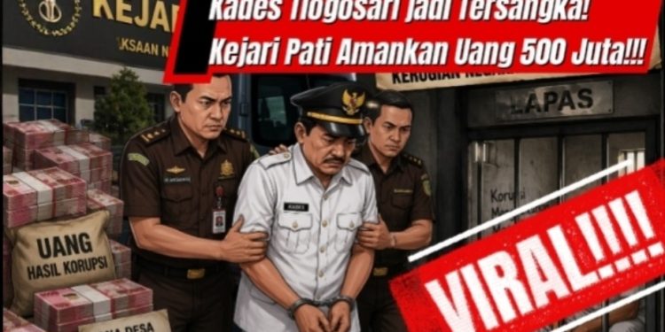 20 Tahun Ancaman Penjara Bagi Kades Tlogosari, Kasi Intel : Korupsi Senilai 805 Juta