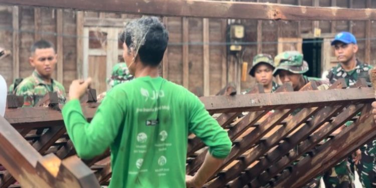 Program TMMD Jadi Sorotan, Rumah Warga Masuk RTLH