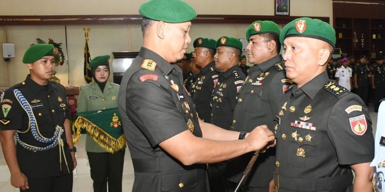 Sertijab Pejabat Utama, Kapendam Berganti Letkol Inf. Jon Young Saragi